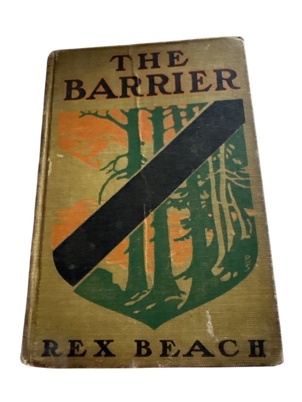 The Barrier By Rex Beach 1908 Hardcover Illustrated A.L. Burt Company